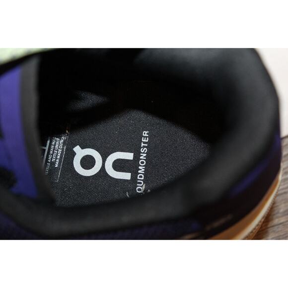 NIB ON CLOUD MEN'S CLOUDMONSTER ATHLETIC SHOES ACAI PURPLE NEW! - Picture 7 of 7